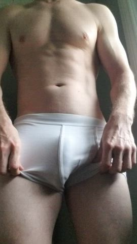 Tighty whities always feeling extra tight today 😄