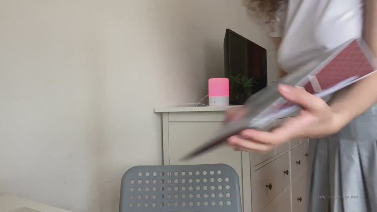 College Masturbating Petite gif