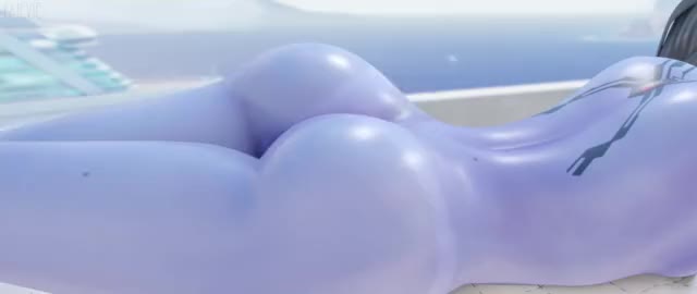 Beautiful Beach Babe Widowmaker Fucked (Sound)