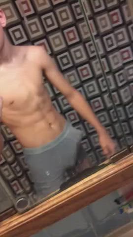 big dick handjob teen gif