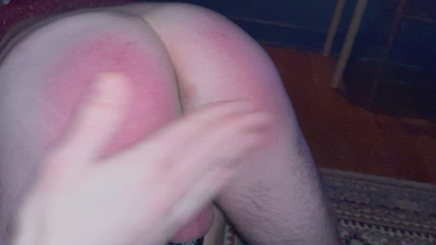 Spanking with chastity