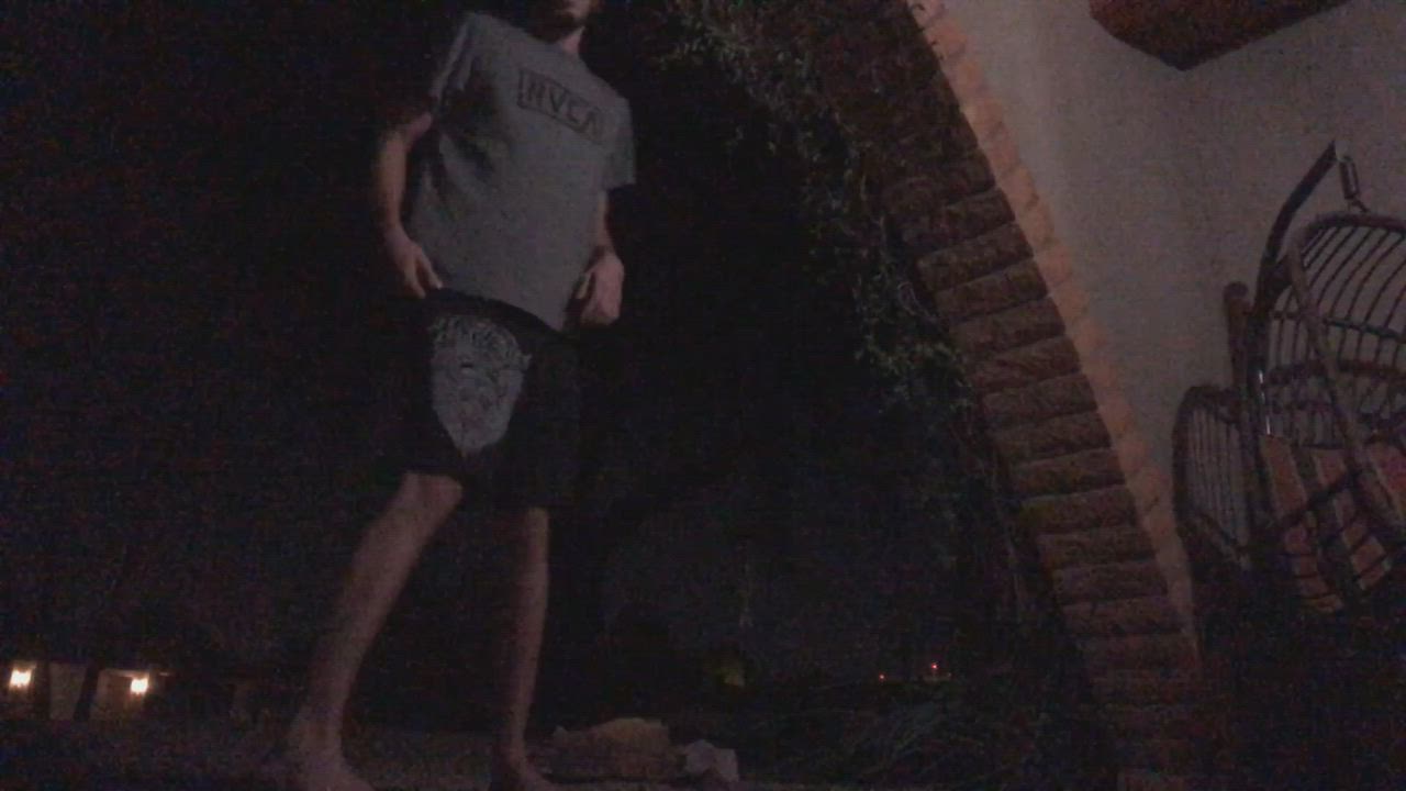 Got naked in the front yard :)