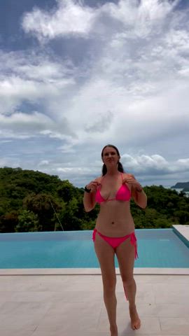Would you play with my titties by the pool?