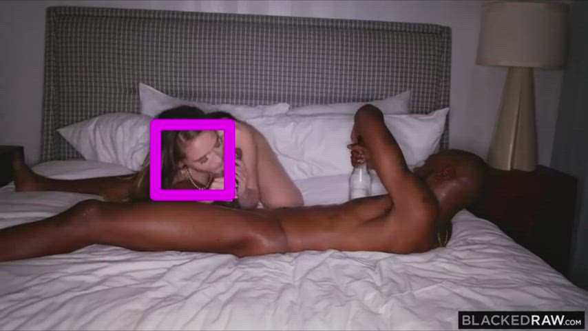 bbc blowjob sucking gif