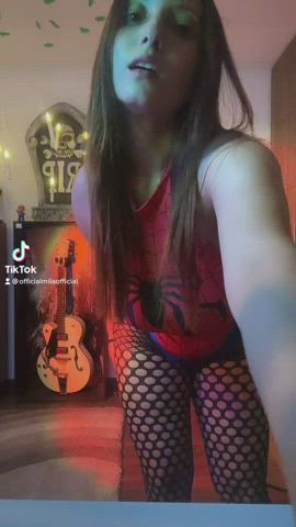 big tits cosplay natural tits gif