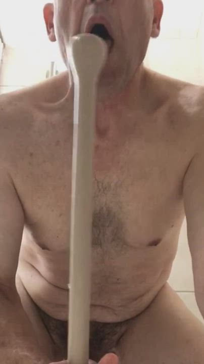 blowjob gay grandpa object insertion sissy trainer gif