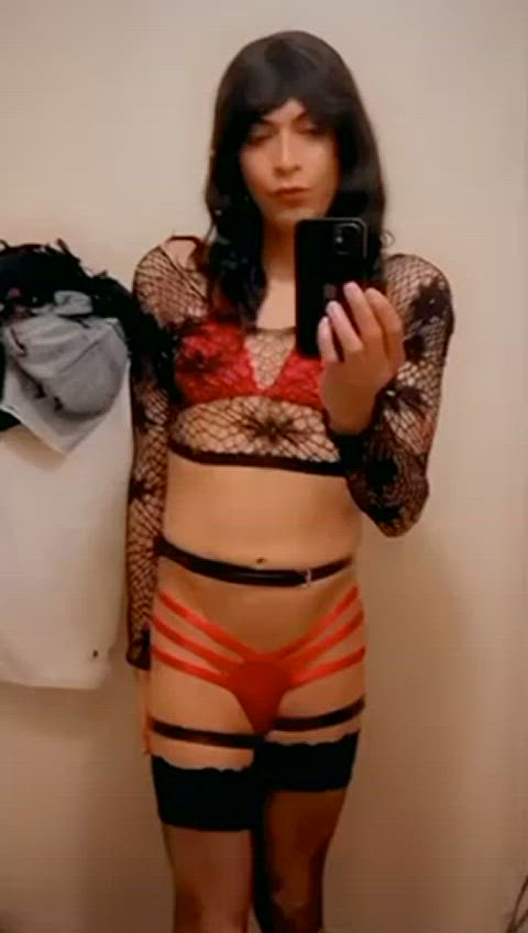 amateur fishnet latina lingerie selfie sex doll sexy slut slutty whore gif