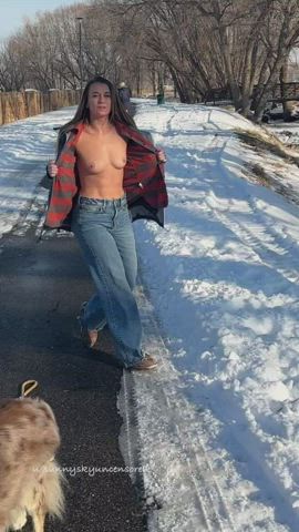 Not even the cold can stop me