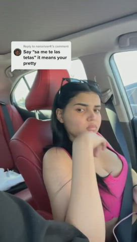cleavage girlfriend latina gif