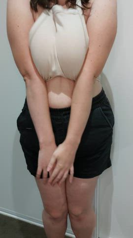 australian bbw brunette chubby homemade natural natural tits onlyfans gif
