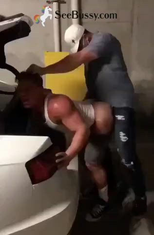 anal bareback car doggystyle gay homemade standing doggy gif