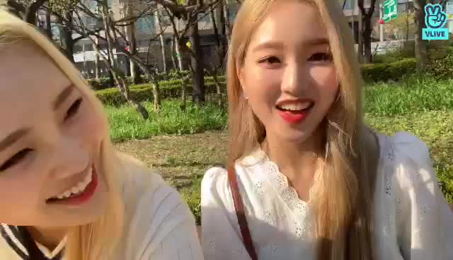V LIVE - [이달의 소녀] 엉망징창사생대회 1등 꽃놀이 23
