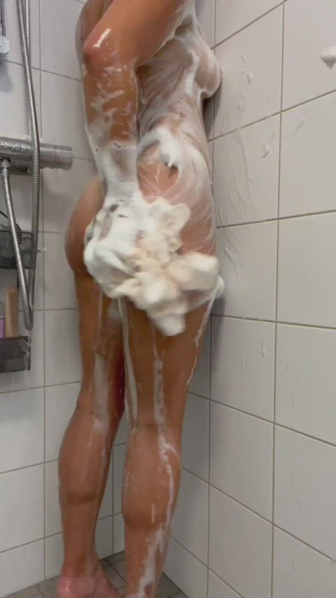 ass bathroom big ass onlyfans shower teasing gif