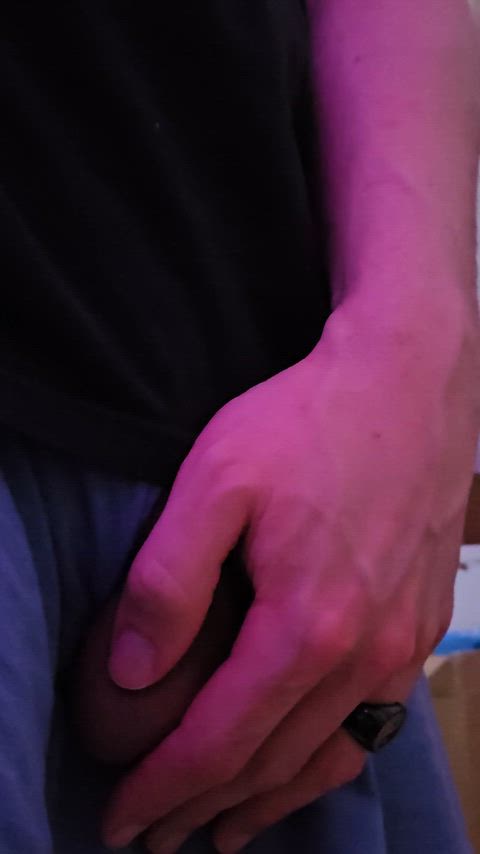 ballplay balls cock male male masturbation small cock solo gif