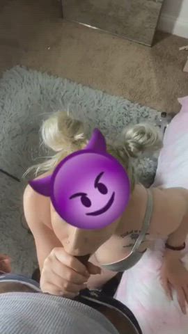 amateur bbc big dick blowjob interracial sucking gif