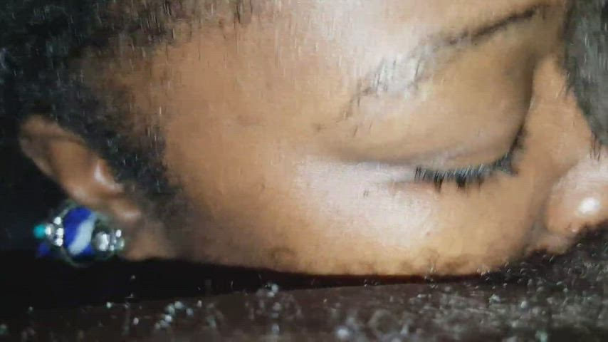 ass eating blowjob cum in mouth ebony face fuck facial rimjob rimming gif