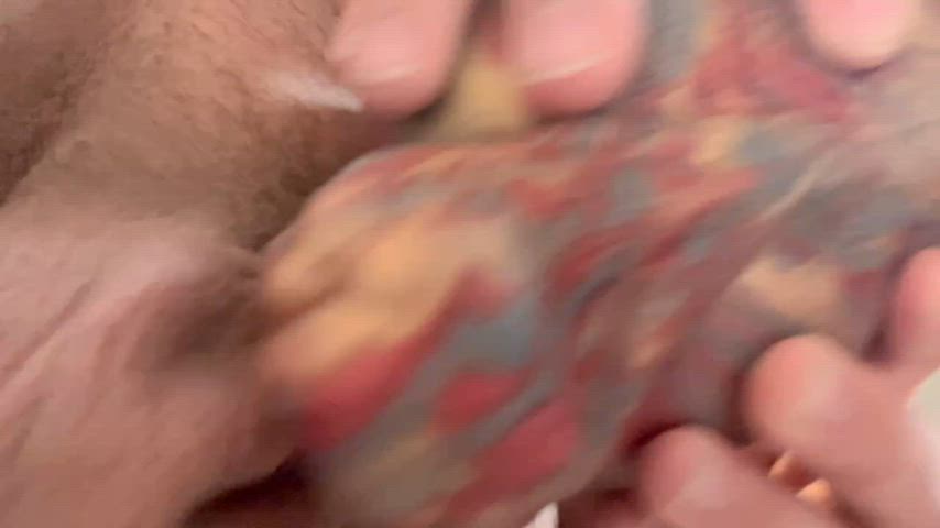 cock masturbating nsfw gif