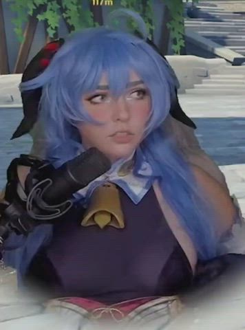 boobs cosplay girl girl rule34 russian sideboob tiktok white girl gif