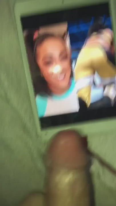 Bayley Face and Ass Cum Tribute!