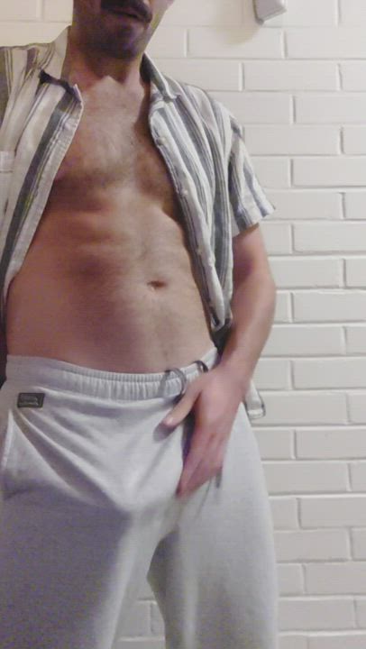 Big Dick Clothed Hairy gif