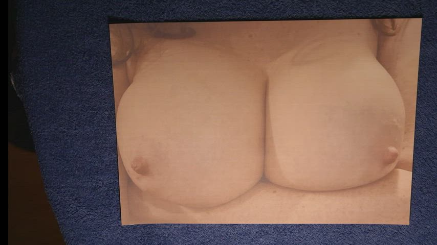 big tits cumshot redhead tribute gif