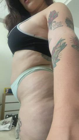Brunette Curvy Latina gif