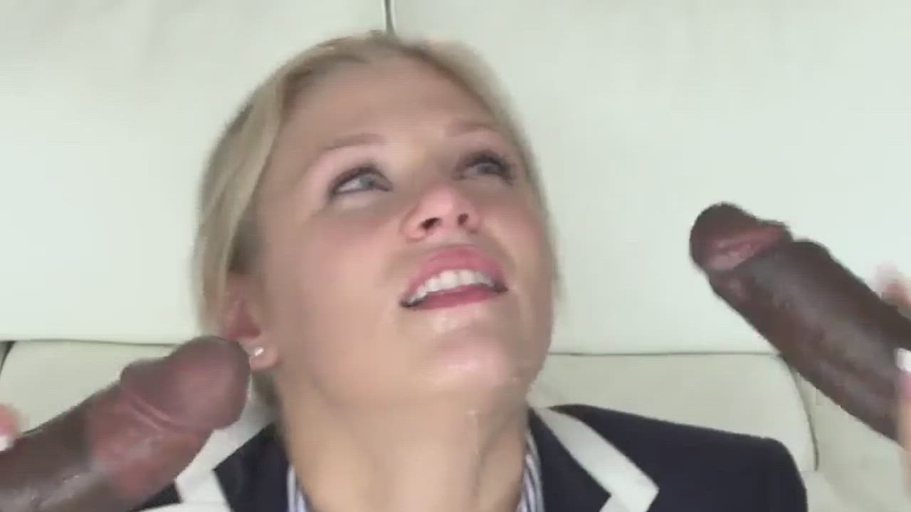 BBC Blonde Censored Porn GIF by jessydwt