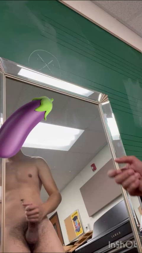 Last time cumming at school