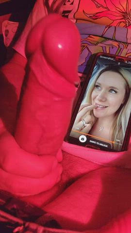 cock cumshot cute masturbating solo tribute gif