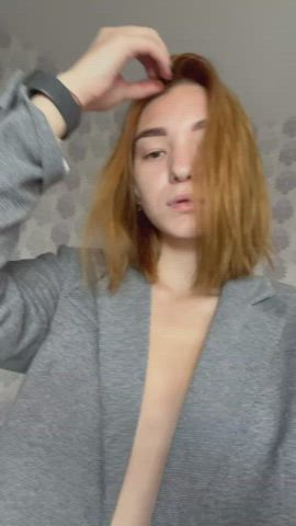 girlfriend teen tits gif