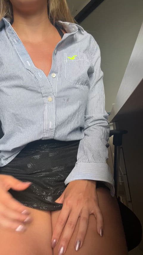 latina secretary upskirt gif