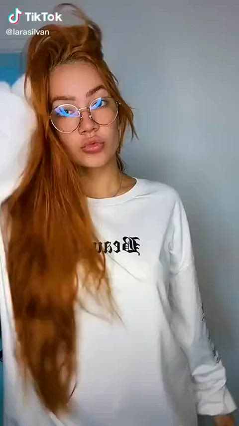 tiktok girls pretty teen boobs cute teens smile amateur tits gif