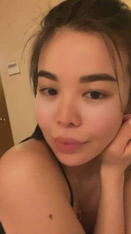 Asian Boobs Brunette OnlyFans Small Tits Tits gif