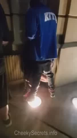 amateur blowjob cuckold deepthroat homemade hotwife outdoor public stranger gif