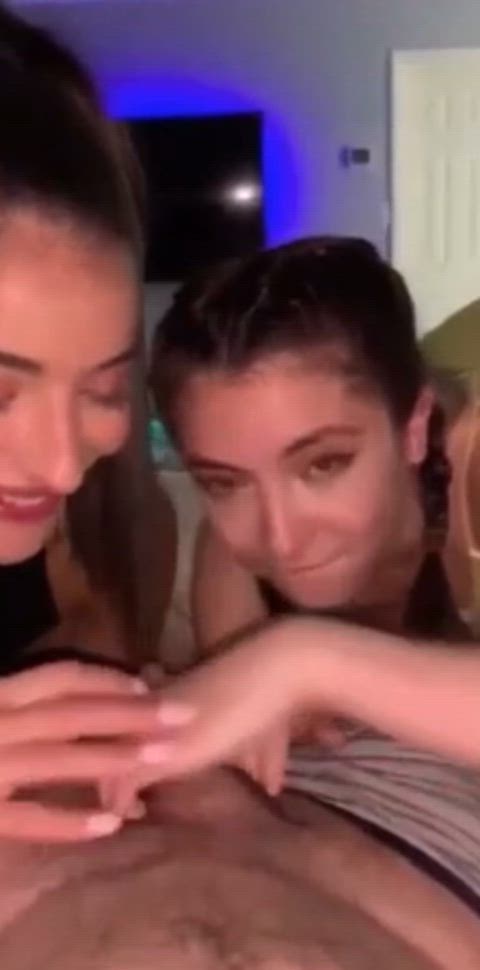 bwc big dick blowjob deepthroat double blowjob ffm threesome gif