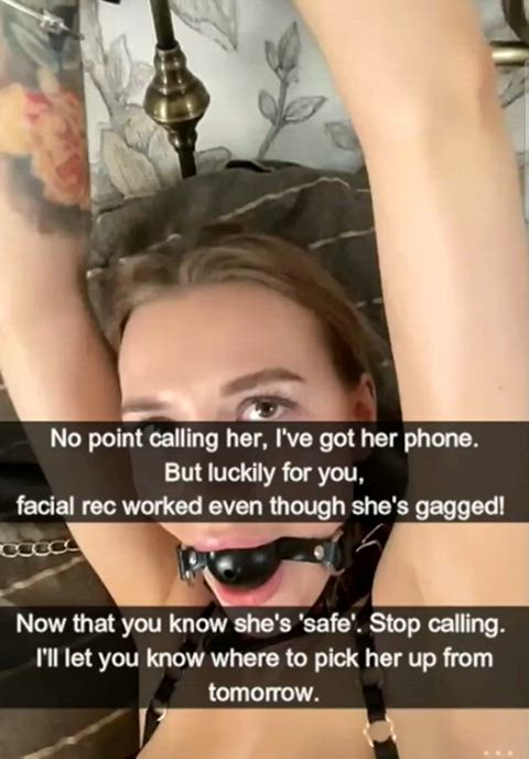 bondage collar collared tattooed gif