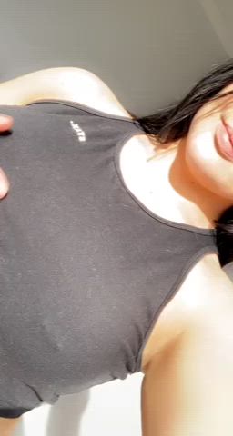 I love the size and shape of my tits 😋❤️