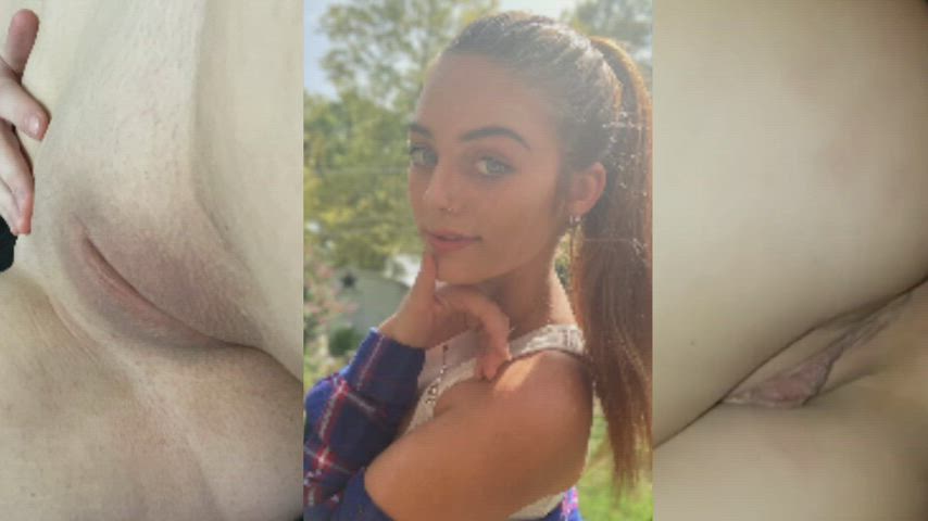 Babe Blonde Brunette Close Up College Model Pussy Pussy Lips Twerking gif