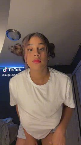 big tits huge tits tiktok tits gif