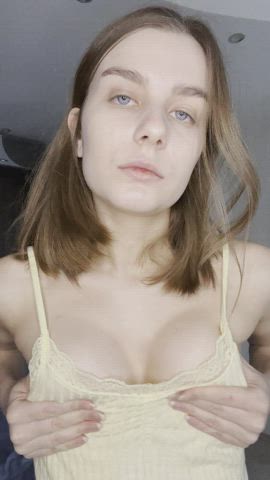 Natural Tits Teen Tits gif