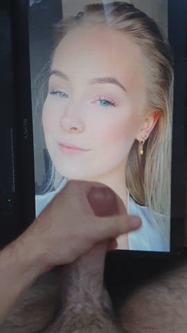 blonde cumshot jerk off tribute gif
