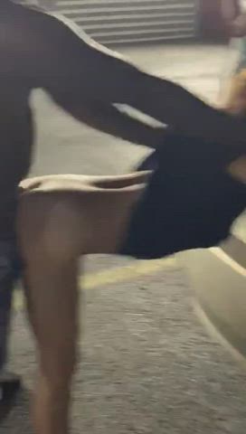 bareback doggystyle dontslutshame interracial outdoor sex gif