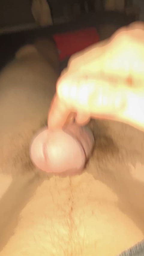 19 years old big balls big dick slapping smacking massive-cock real-cock gif