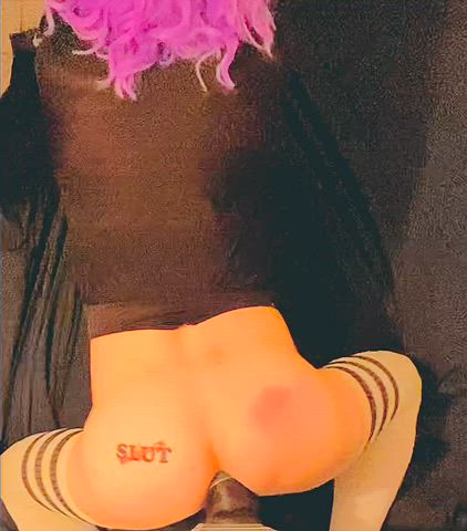 amateur anal dildo rough sissy sissy slut trans gif