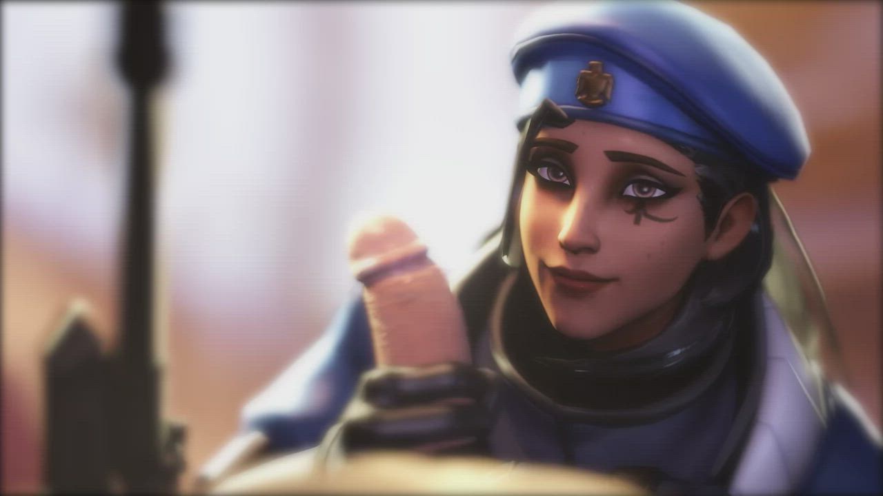 3D Handjob Overwatch gif