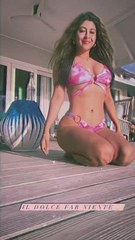 Sonarika Bhadoria figure is bikini