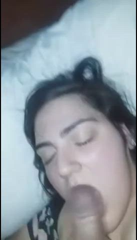 Amateur Cum Cumshot Facial gif