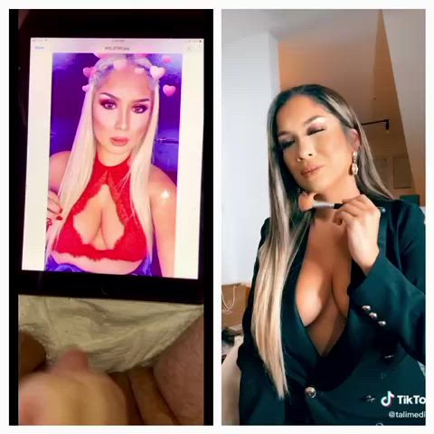 big tits cum cumshot fetish masturbating tiktok tribute gif