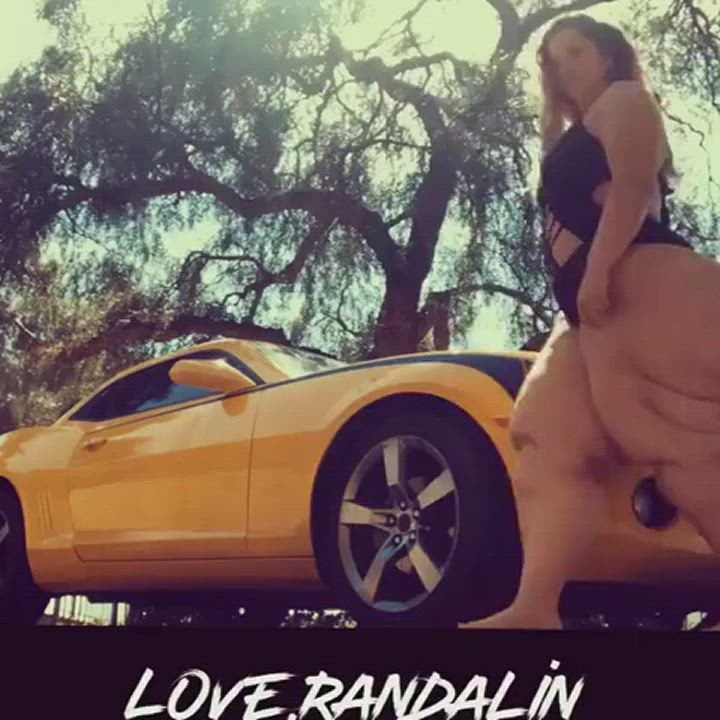 Randalin on a Camero