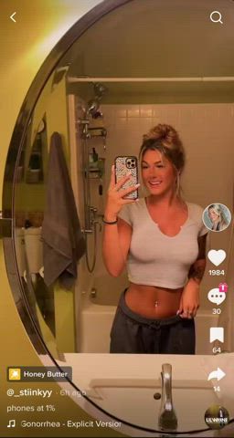 Belly Button Nipples TikTok gif